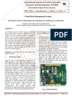 Solar Panel Dual Management System