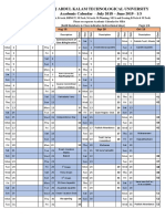 Academic Calender 2018 19