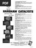 Harshaw Catalysts: Iftefïei