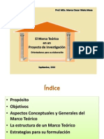 Guía para Facilitar El Planteamiento Del Marco Teórico