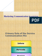 Services Communication Mix