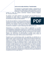 Fenómenos Transitorios en Las Redes Eléctricas. Transformador.