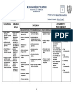 Plan Unidad 1 Matematica Tercero