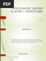 Orthognathic Surgery & Lefort 1 Osteotomies