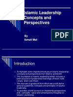 Islamic Leadership Concepts and Perspectives: by Ismail Mat