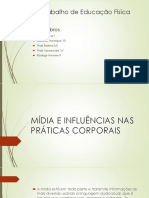 Mídia e Influências Nas Práticas Corporais