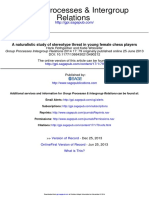 A Naturalistic Study of Stereotype Threat in Young Female Chess Players PDF