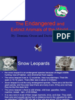 The Endangered and Extinct Animals of The World