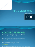 Ielts Class One