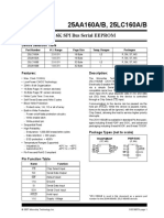 25AA160A/B, 25LC160A/B: 16K SPI Bus Serial EEPROM