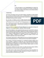 Resolución 905 2015 SRT Establece Las Funciones Que Deberán Desarrollar Los Servicios de Higiene y Seguridad en El Trabajo y de Medicina Del Trabajo