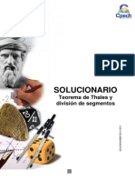 Solucionario Guía Teorema de Thales y División de Segmentos 2015 PDF