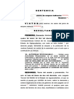 Sentencia Juzgado Distrito Multa Civil Ampara