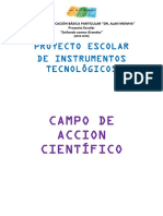 PROYECTO ESCOLAR Cientifico