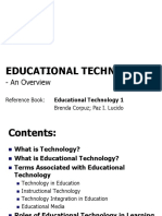 1 Ed Tech Lecture 1 - Intro