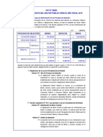 Montos para Determinar Procesos de Selección