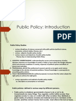 Public Policy An Introduction