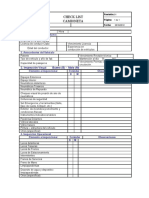 Check List Camioneta PDF