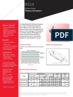 RS-CE Rotary Actuators: External Dimensions Torque Profiles