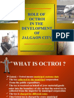 Role of Octroi in The Development OF Jalgaon City