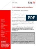 HSBC - How To Create A Surprise Index