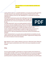 G.R. No. 195909, September 26, 2012: Commissioner of Internal Revenue vs. St. Luke'S Medical Center, Inc