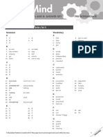 Open Mind Pre-Intermediate End-Of-course Test Answer Key