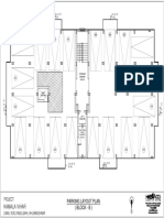 Parking Layout Plan (Block - B) : Electrical Room 1640X3675 +300 LVL