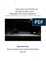 3 El Teatro Playback Como Dispositivo para La Psicoterapia Grupal Rafael Pérez