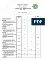 Grade 6 First Periodical Test in MATH