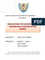 Regulations For Advertisement Information & Broadcasting Agency