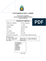 Programa de Derecho Comparado