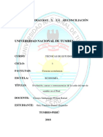 Evolución, Causas y Consecuencias de La Caída Del Tipo de Cambio en El Perú