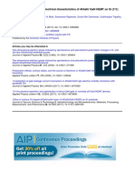 Effect of Self-Heating On Electrical Characteristics of Algan/ Gan Hemt On Si (111) Substrate