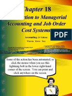 Introduction To Managerial Accounting and Job Order Cost Systems