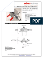 D Type Sampling DBB Valve