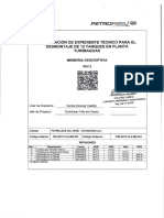 Memoria Descriptiva - SEL-57-2018 de Tanque P12