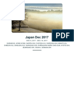 Itinerary To Japan