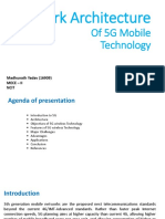 Netework Architecture of 5G Mobile Technology