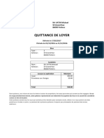 Quittance de Loyer Décembre 2016 - MVatin