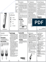 Operator'S Manual: FCC Caution: To Assure Continued Compliance, Any Changes or