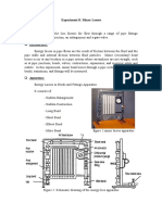 Experiment 8: Minor Losses