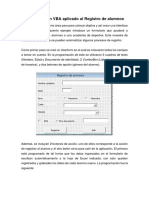 Formulario en VBA Aplicado Al Registro de Alumnos