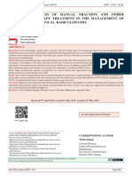 Effectiveness of Manual Traction and Other Physiotherapy Treatment in The Management of Painful Cervical Radiculopathy