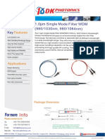 980 - 1064nm Single Mode Filter WDM