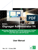 ISignager-AdMinistrator v4 UMN v1.01