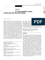 10.1007 S004210050402 Changes in Performance Muscle Metabolites Enzymes and Fibre Types After Short Sprint Training