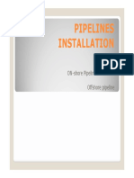 Pipelines Installation