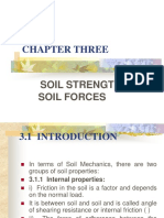 Chapter Three: Soil Strength and Soil Forces