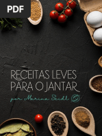 E-Book Receitas Leves para o Jantar Por Marina Seidl PDF